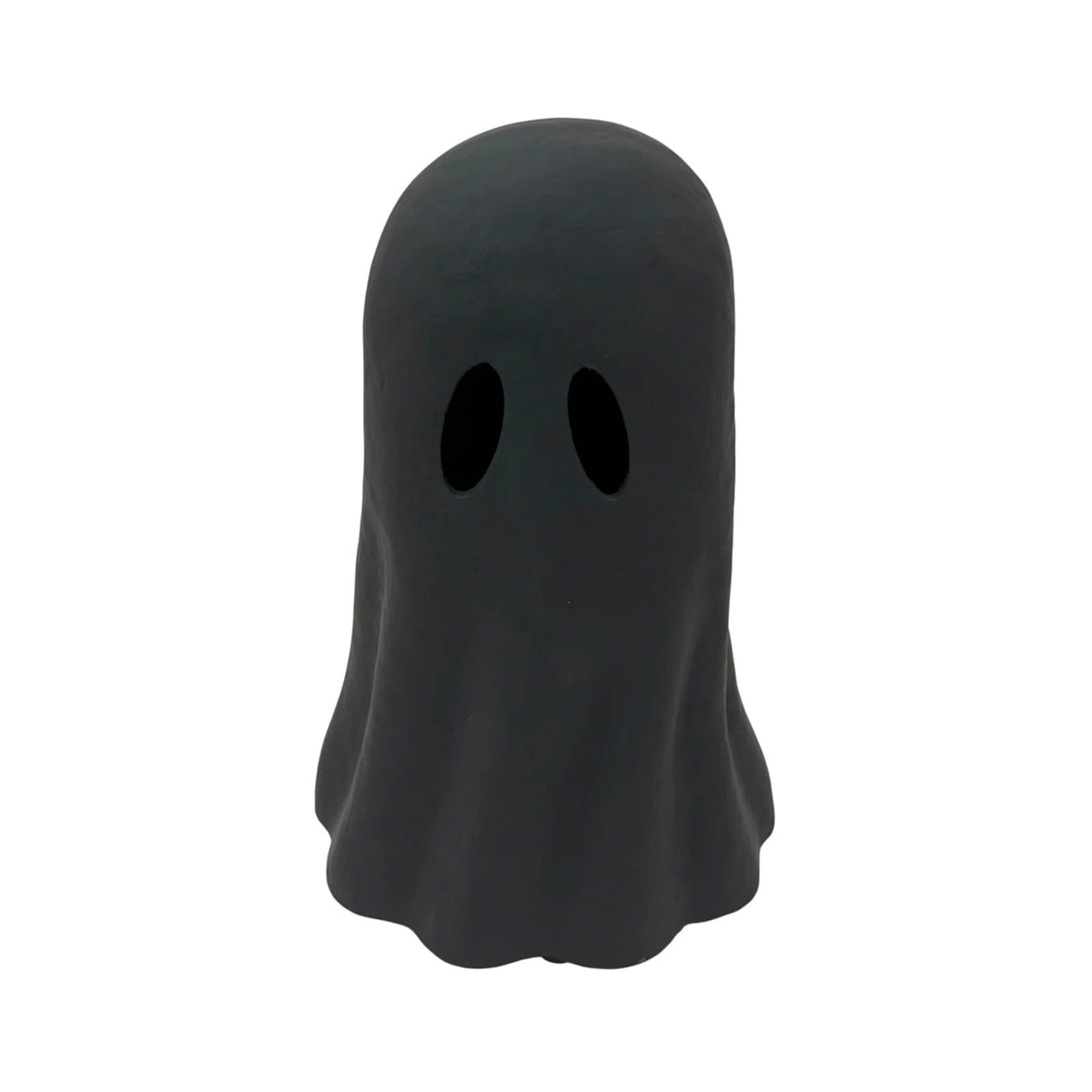 Resin Halloween Ghost Figurine, 10cm Black Spooky Ghost Statue for Mantel Tabletop Centerpiece Porch Indoor Cute Halloween Decor