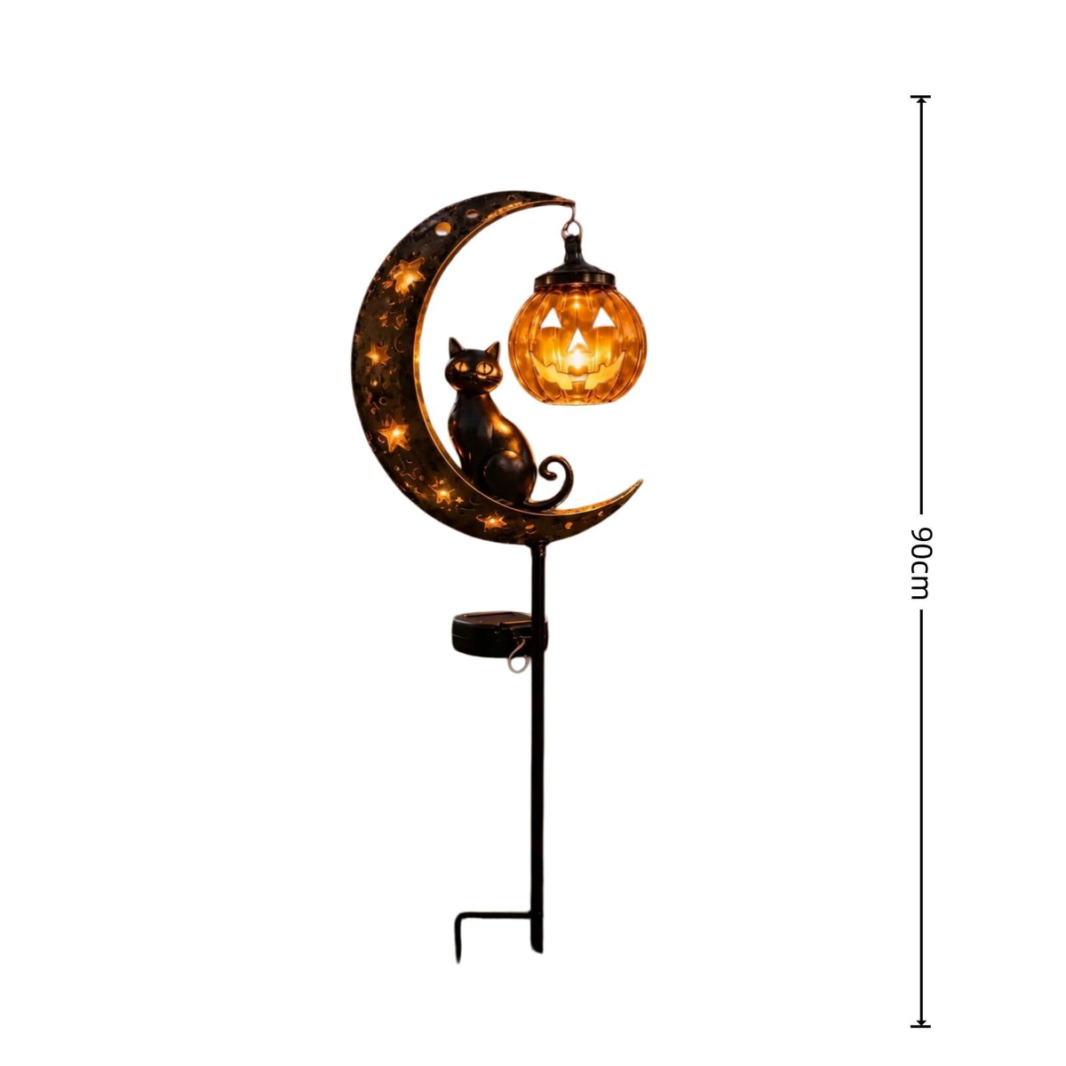 SCNOR 72 Inch Halloween Felt Garland with Ghost Pumpkin Witch Hat Spider Broom, Hanging Decor for Fireplace Mantel Wall
