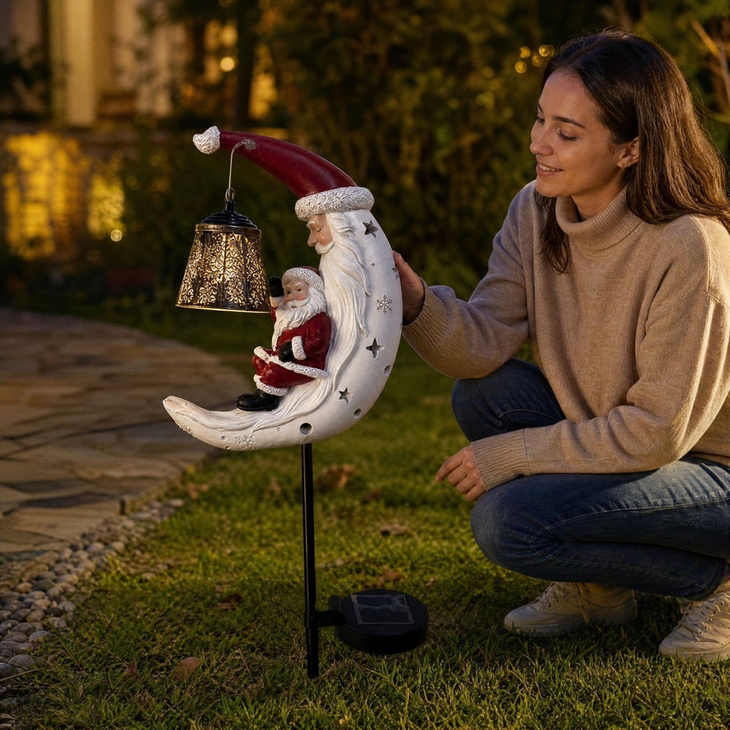 Solar Halloween Garden Stake Light, Bats & Spooky Ghosts Waterproof Solar Lantern Stake with Hanging Pumpkin, Outdoor Halloween Yard Decor for Garden Patio Lawn Pathway