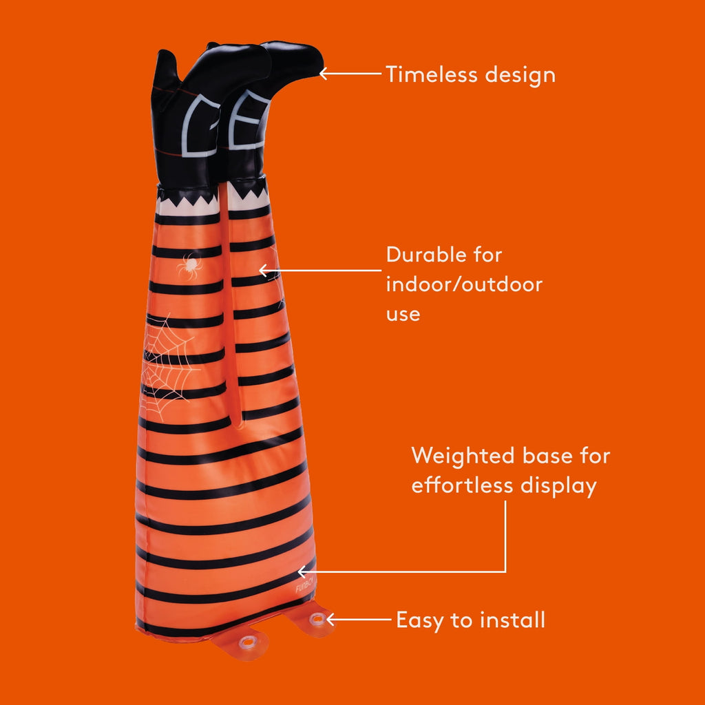 FUNBOY Inflatable Halloween Witch Legs, Indoor/Outdoor Halloween Decor