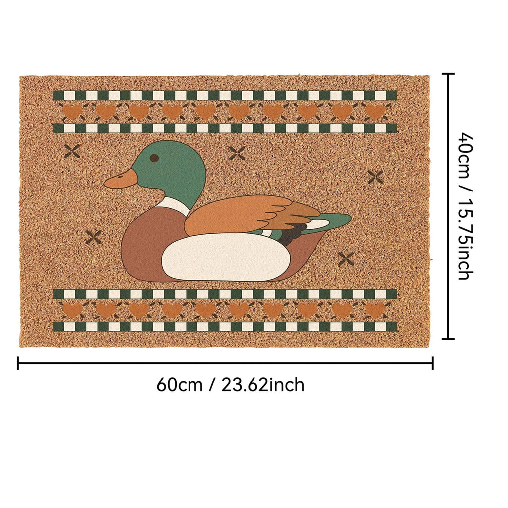 chaungfeng Welcome Fall Door Mat, Seasonal Pumpkin Decorative Doormat, Thick Non-Slip Rugs, for Indoor Outdoor Entrance Floor, Halloween Thanksgiving Decoration (23.6"X15.7")