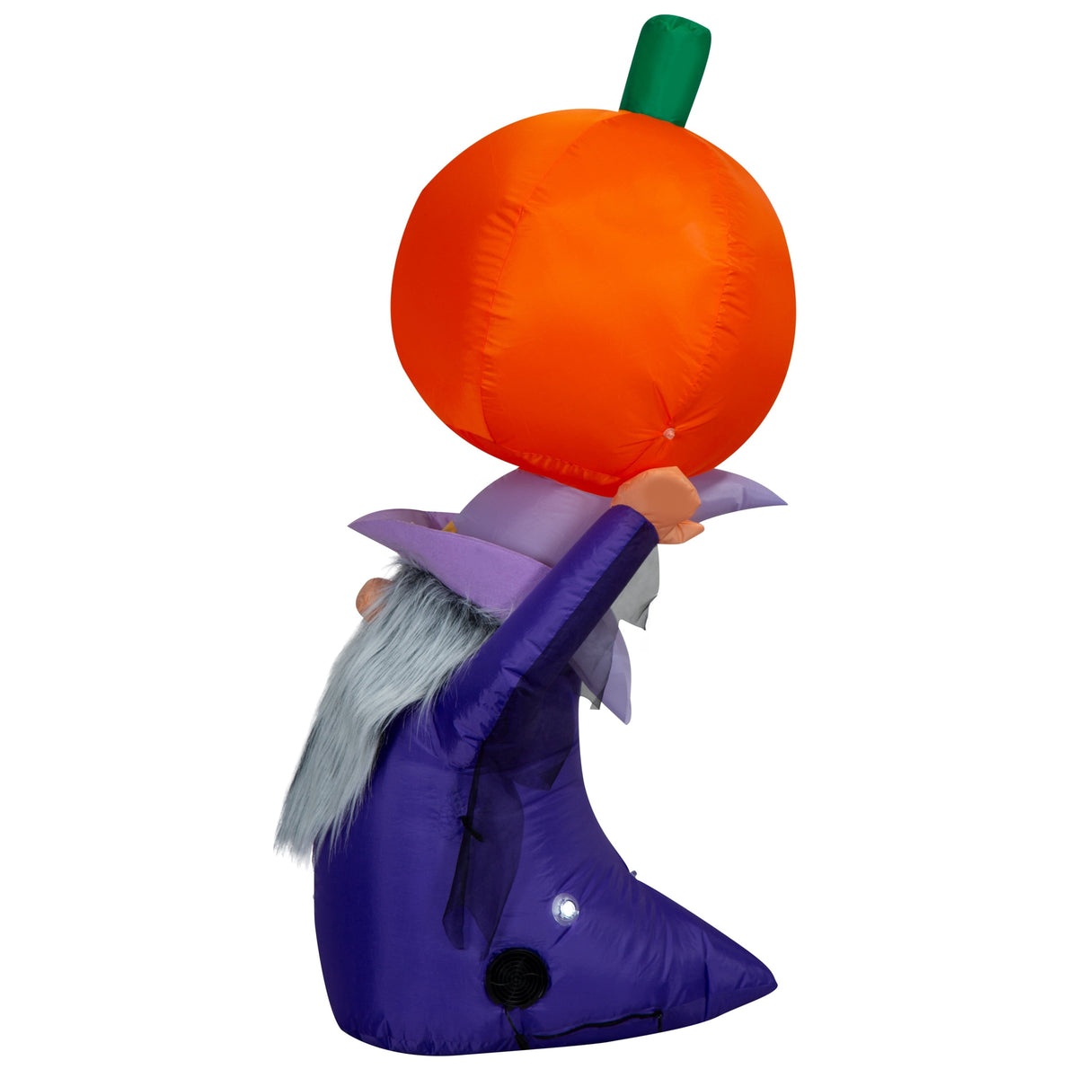 Gnome with Jack-o'-Lantern Airblown Yard Inflatable, Multicolor, 4.5', Halloween by Way To Celebrate