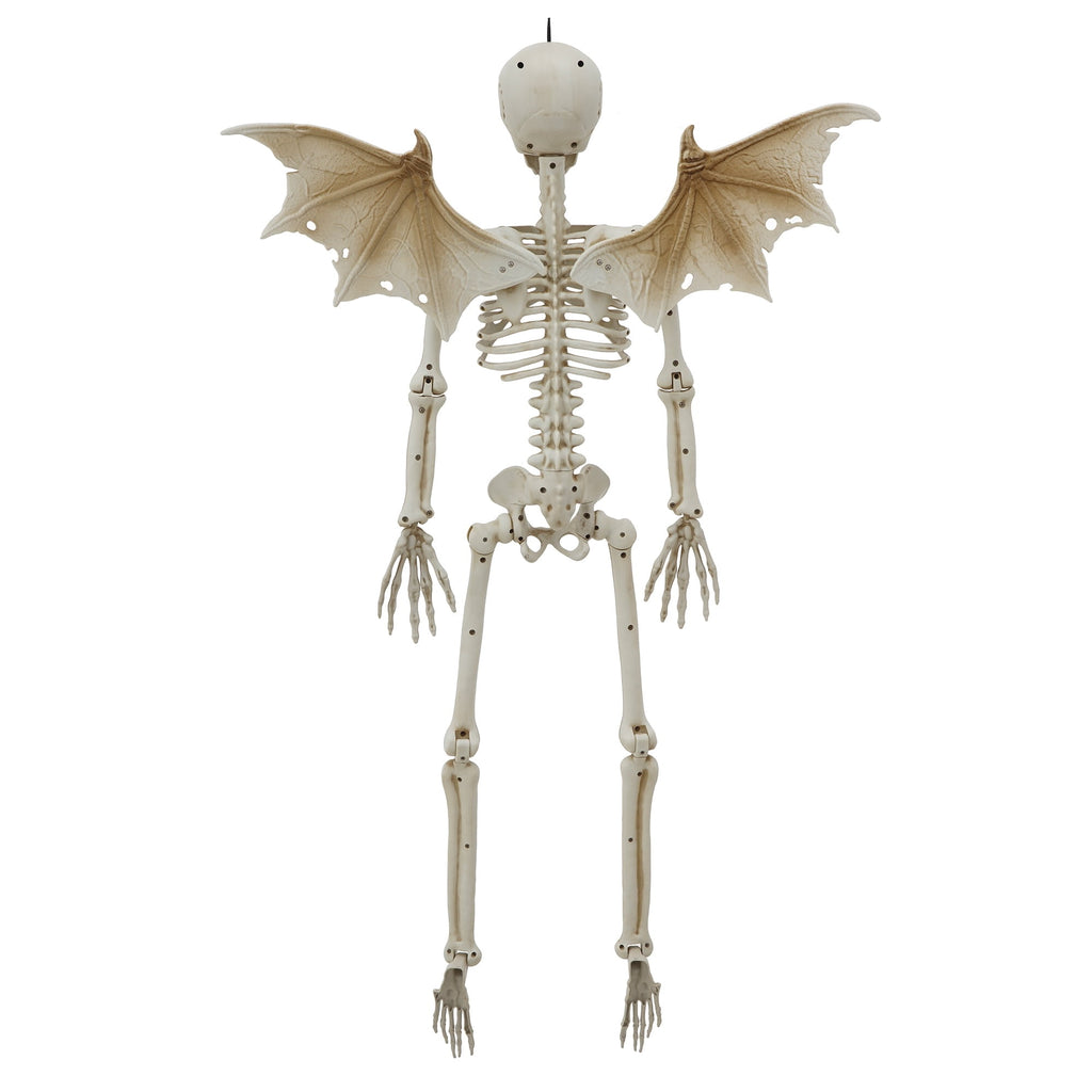 Faux Posable Winged Skeleton, 36", Halloween by Way To Celebrate