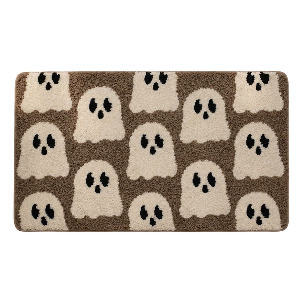 sruoe Fall Door Mat Absorbent Non-Slip Durable Halloween Decorations, Front Door Mat for Porch with Rubber Backing, Indoor Outdoor Entryway, Easy Clean Low-Profile Fade-Resistant.