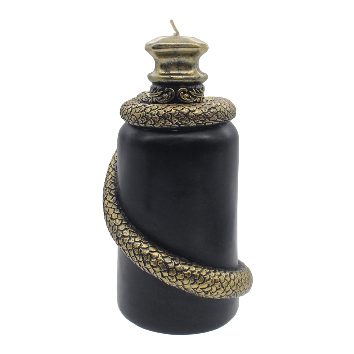 Snake Venom Potion Candle, Black and Gold, 6.7", Halloween by Way To Celebrate
