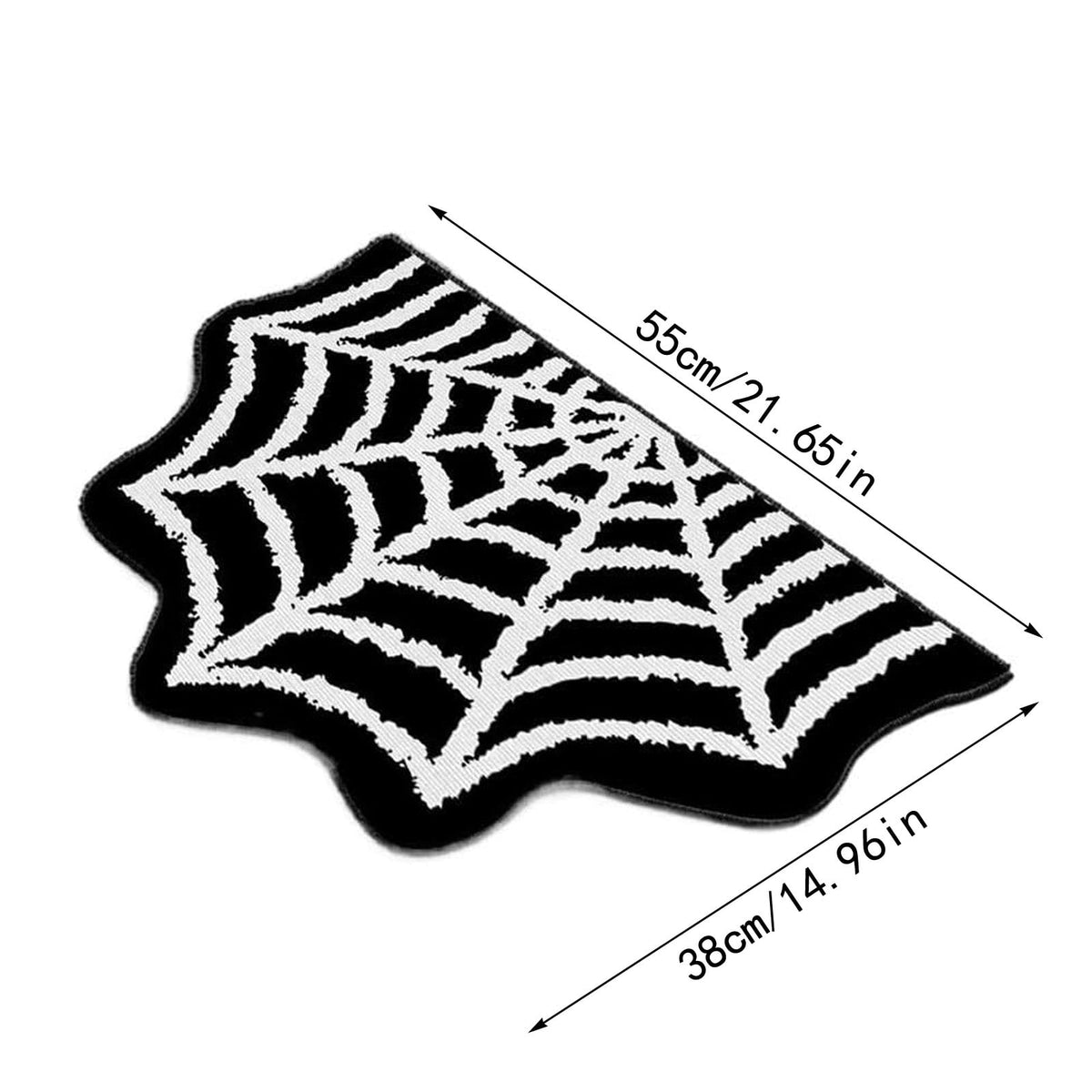 Halloween Carpet Decorations - Halloween Web Bath Mat - Rugs Decor - Bathroom Rug Decoration Room Decorations Spooky Witch Home Cute Mats For Kitchen Bedroom Family Decor