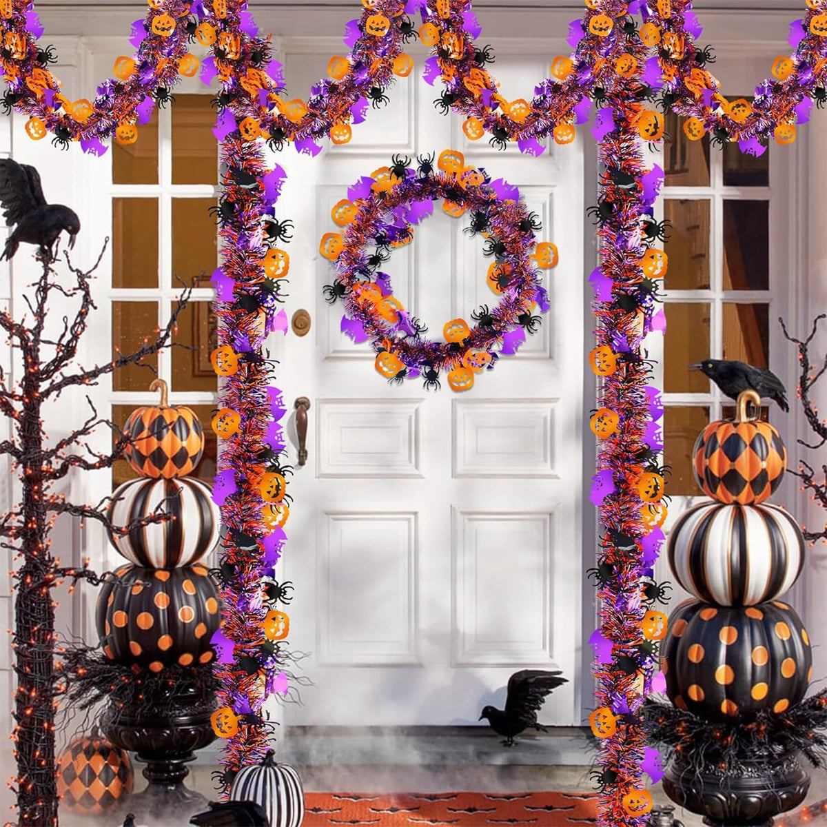 XGFHYJEH Halloween Decorations LED Candle Lights, 3pc Pumpkin Lantern, Halloween Indoor Decor, Halloween Table Decoration Ornament for Home Room Party