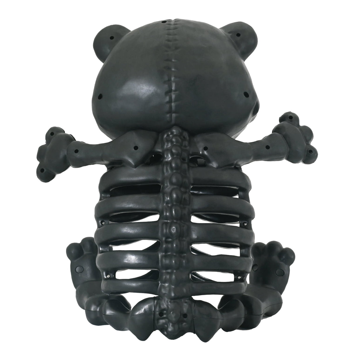 Seasons Large Halloween Teddy Bear Skeleton Decoration with Crystal Eyes, Skeleton Decor