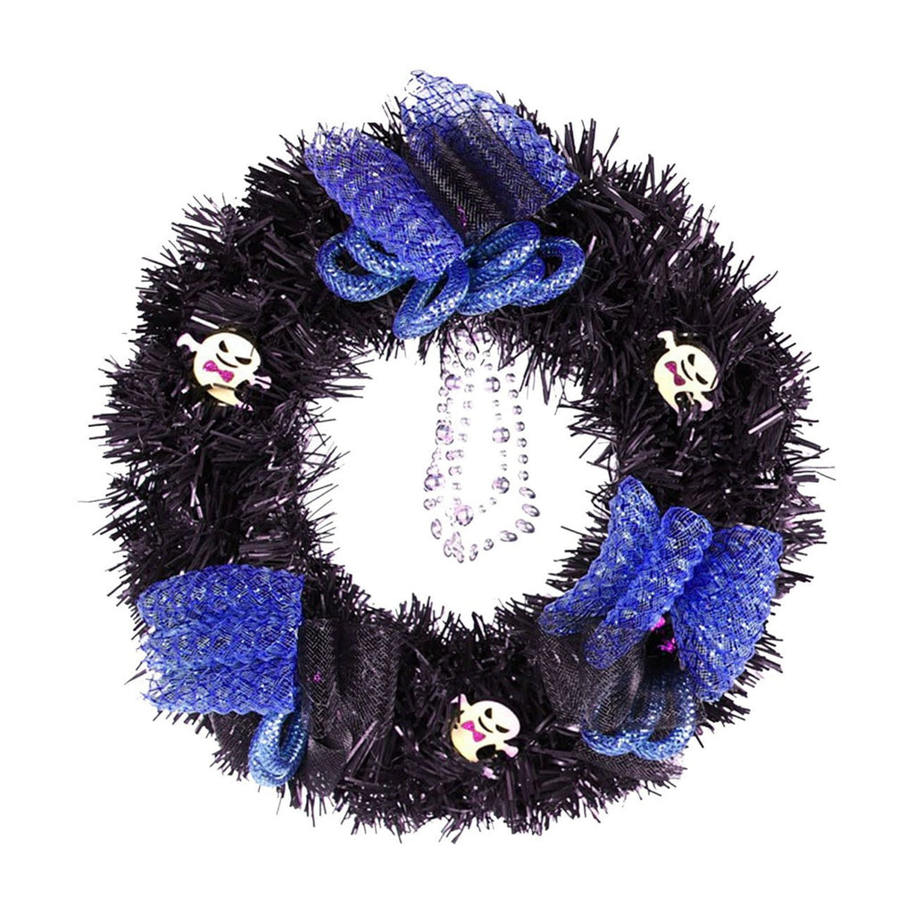 sruoe Halloween Decorations, Indoor Outdoor Halloween Decor, Artificial Wreaths, Halloween Decorations for Outside, Halloween Wreaths for Front Door, Halloween Horror Skeleton Maple Leaf Wreath