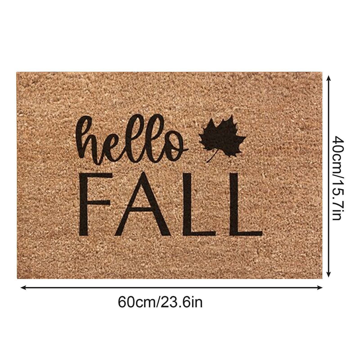 Fall Coir Doormat Welcome Pumpkins Door Mat Non Farmhouse Floor Mats Autumn Decorative Entrance Door Rugs For Halloween Thanksgiving Indoor Outdoor Bathroom Porch Decor Carpet