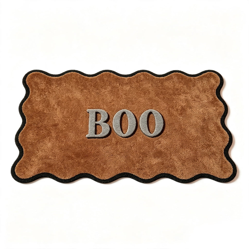 Clearance Natural/Black Floral Bird Outdoor Coir Doormat, 30" x 18"