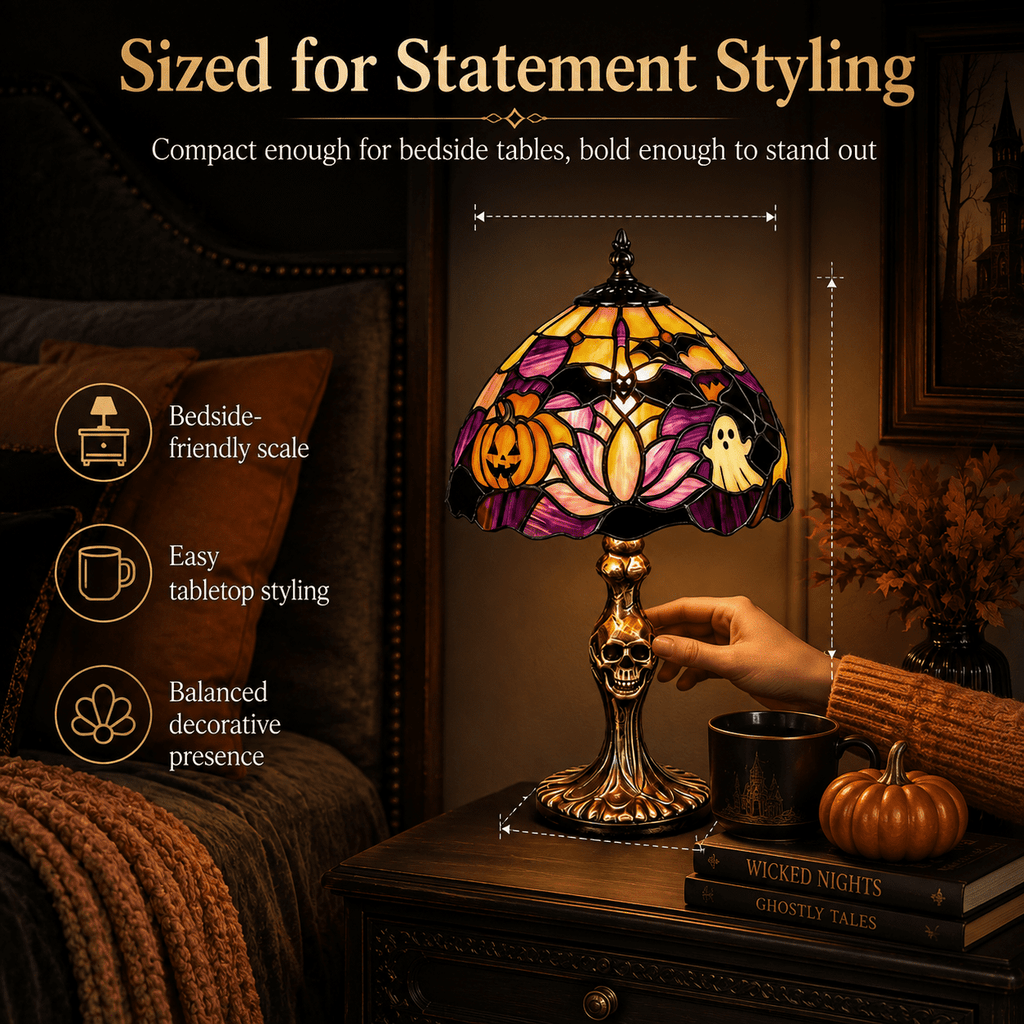Diceymbol 11.81 Inch Halloween Ghost Night Light, Witch Hat Ghost Lamp with Jack O Lantern, Halloween Decorations Indoor for Table Mantel Party Decor