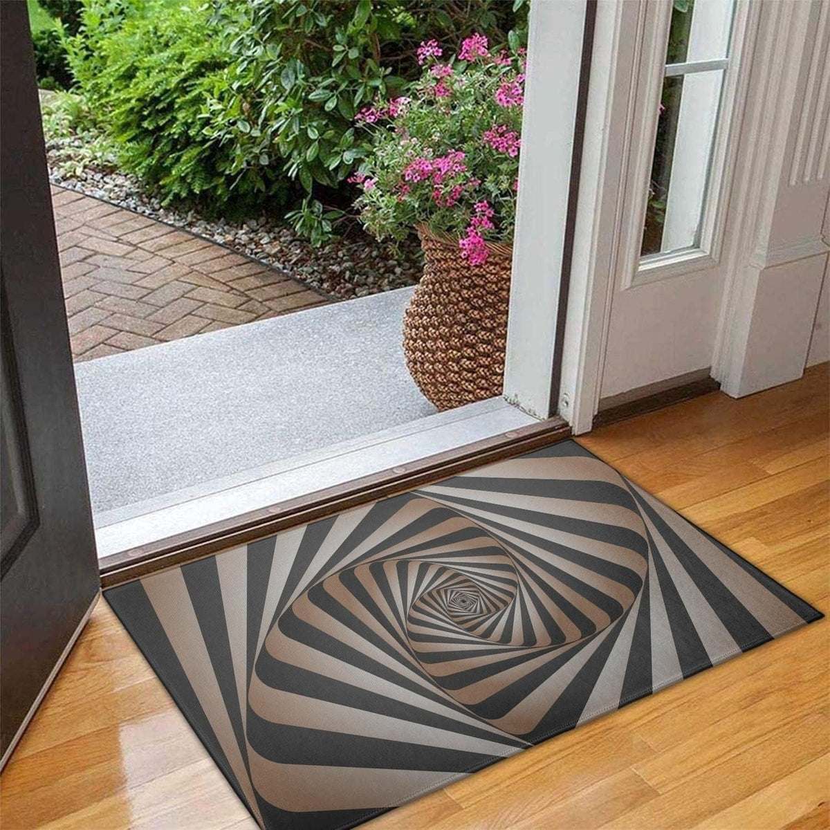 Bear Rugs Tribal Doormat Non-Slip Absorbent Resist Dirt Front Door Mat Machine Washable Welcome Mats Outdoor Inside Floor Rugs for Entryway 30" X 17"…