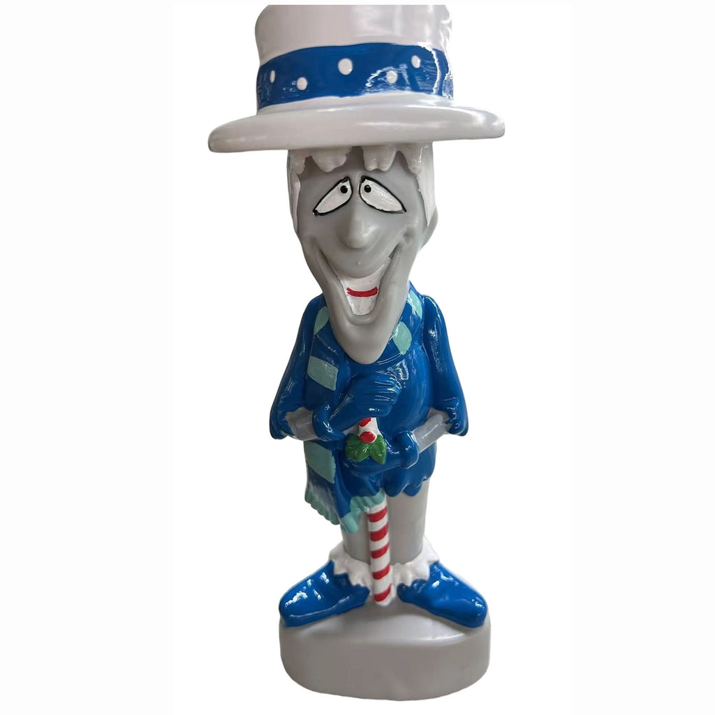 LED Lighted Blow Mold Holiday Figurine Vintage Style Glowing Character Ornament for Halloween Indoor Winter Home Decoration, 12 Inch