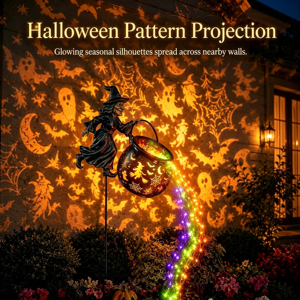 Solar Halloween Garden Stake Light, Bats & Spooky Ghosts Waterproof Solar Lantern Stake with Hanging Pumpkin, Outdoor Halloween Yard Decor for Garden Patio Lawn Pathway