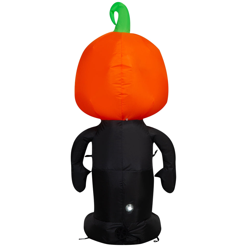 Pumpkin Skeleton Airblown Yard Inflatable, Multicolor, 4', Halloween by Way To Celebrate