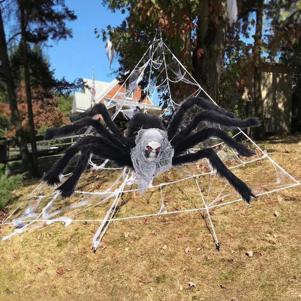 Halloween Spider Decorations Realistic Hairy Spiders Spider Props for Indoor, Outdoor and Yard Creepy Decor 75CM (30 Inch)