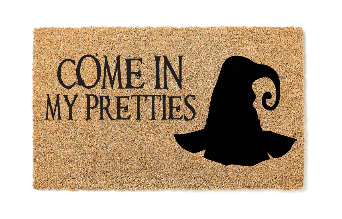 Come In My Pretties Door Mat | Funny Doormat | Welcome Mat | Halloween Decor | Funny Door Mat | Home Doormat | Halloween Welcome Mat