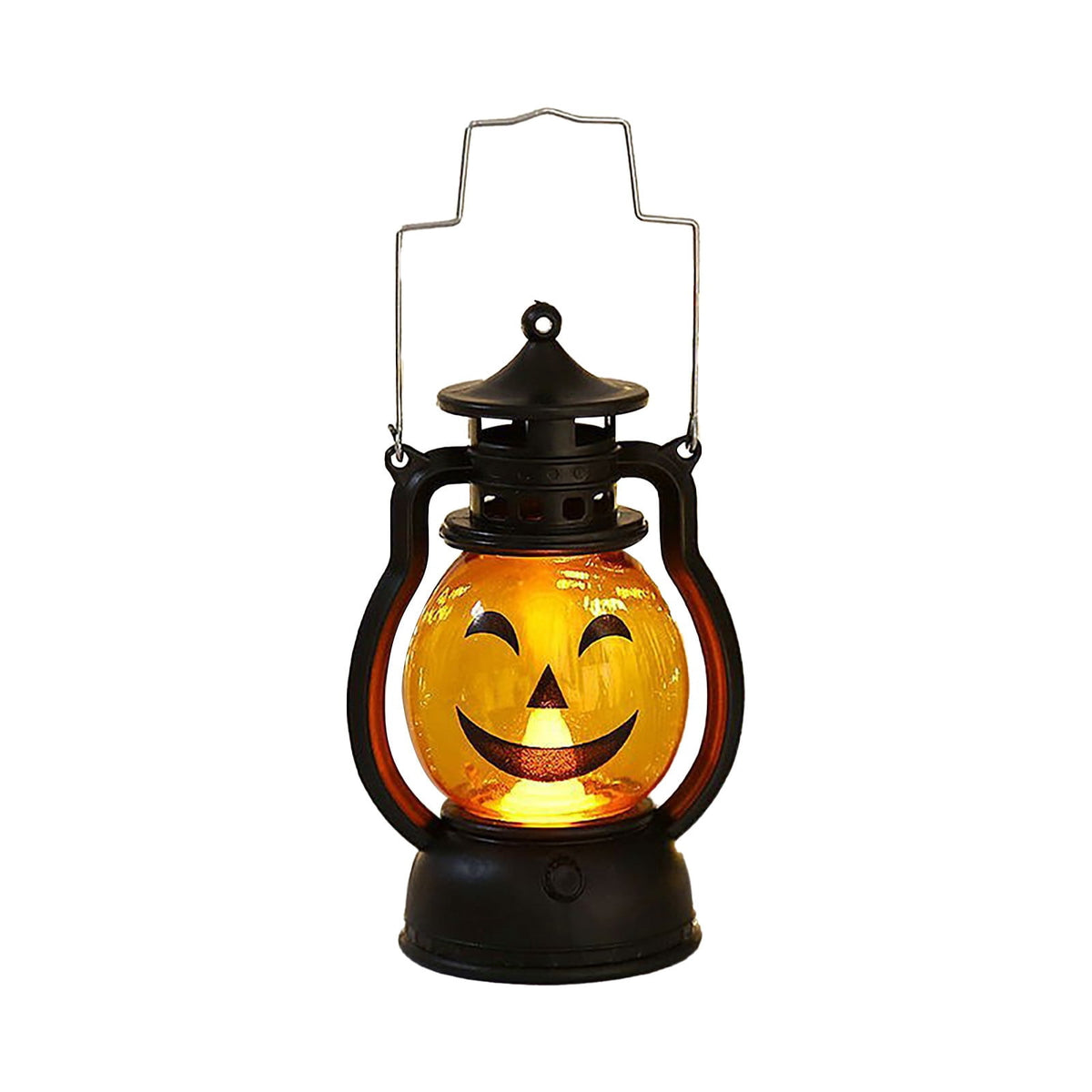 SUSHANG 3Pc Halloween Oil Lamp Hand 3 Packs Small Vintage Flameless Skeleton Decorative Lamp for Halloween Home Indoor Outdoor Bar Decoration