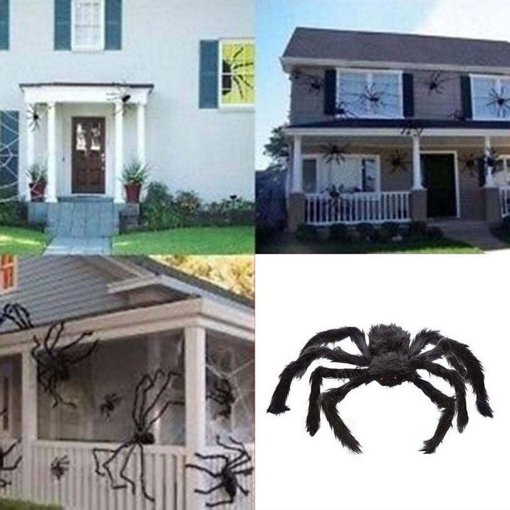 Halloween Spider Decorations Realistic Hairy Spiders Spider Props for Indoor, Outdoor and Yard Creepy Decor 75CM (30 Inch)