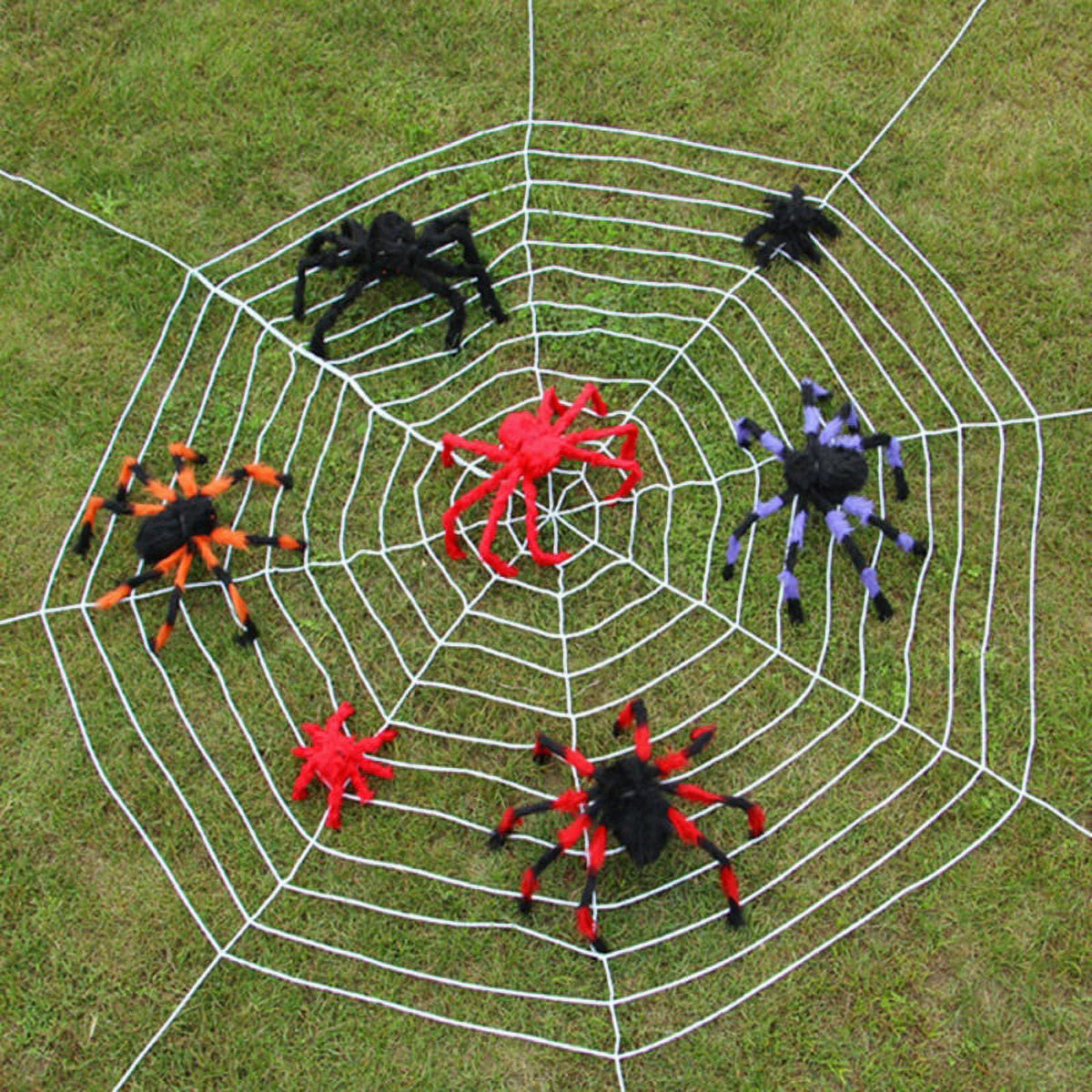 Halloween Spider Decorations Realistic Hairy Spiders Spider Props for Indoor, Outdoor and Yard Creepy Decor 75CM (30 Inch)
