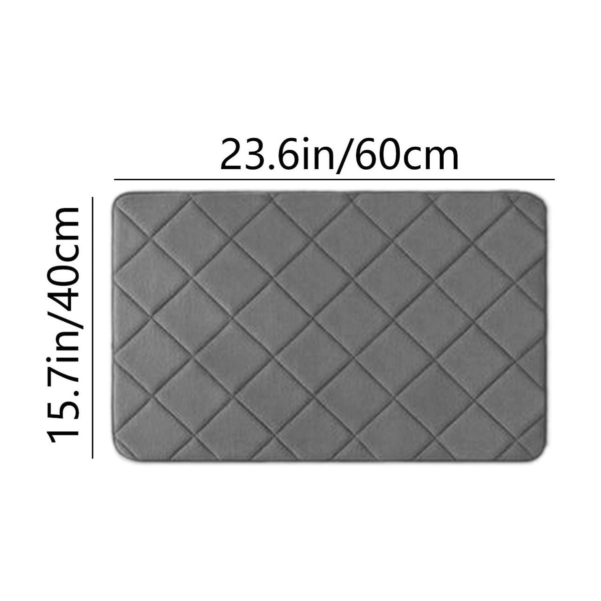 Mats Savings YZEGDCH Bathroom Rugs Gray Extra Soft Rugs Absorbent Quick Dry Machine Washable