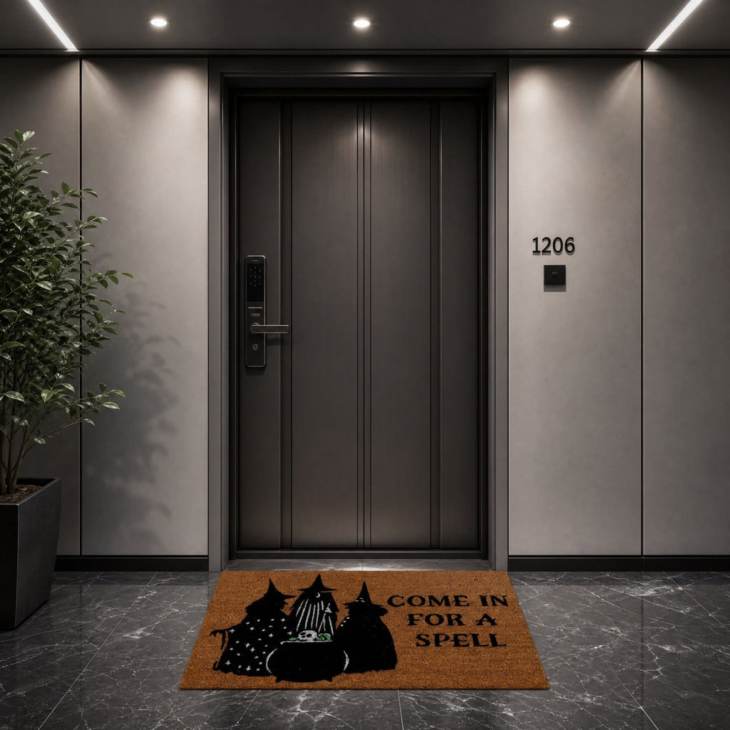 Halloween Door Mat Classic Print Skidproof Mat 15.75x23.62in Polyester Skidproof & Dirt Trapping for Front Door Porch Entryway by MPOISVA