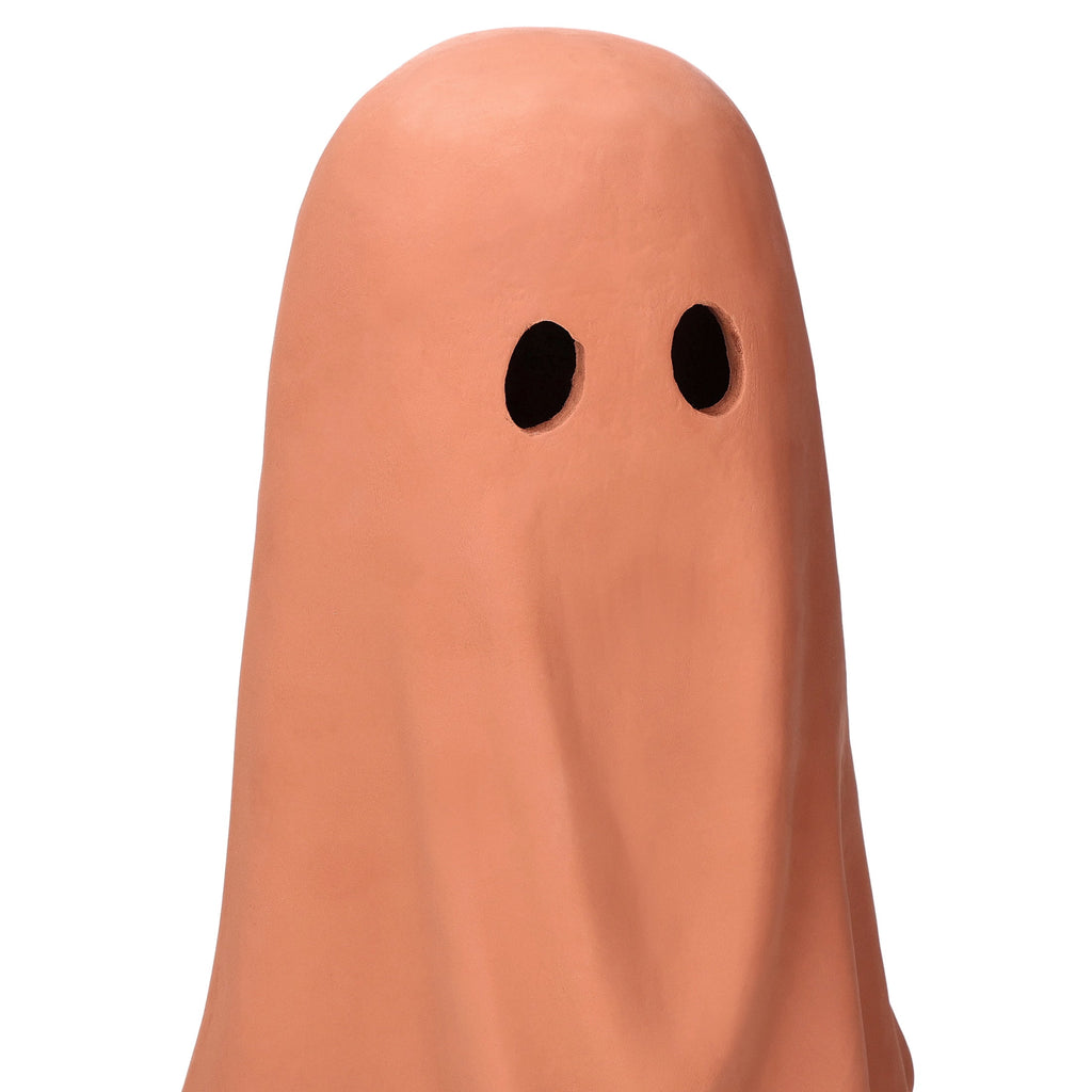 Paper Mache Ghost Decoration, Black, 10.9", Halloween by Way To Celebrate