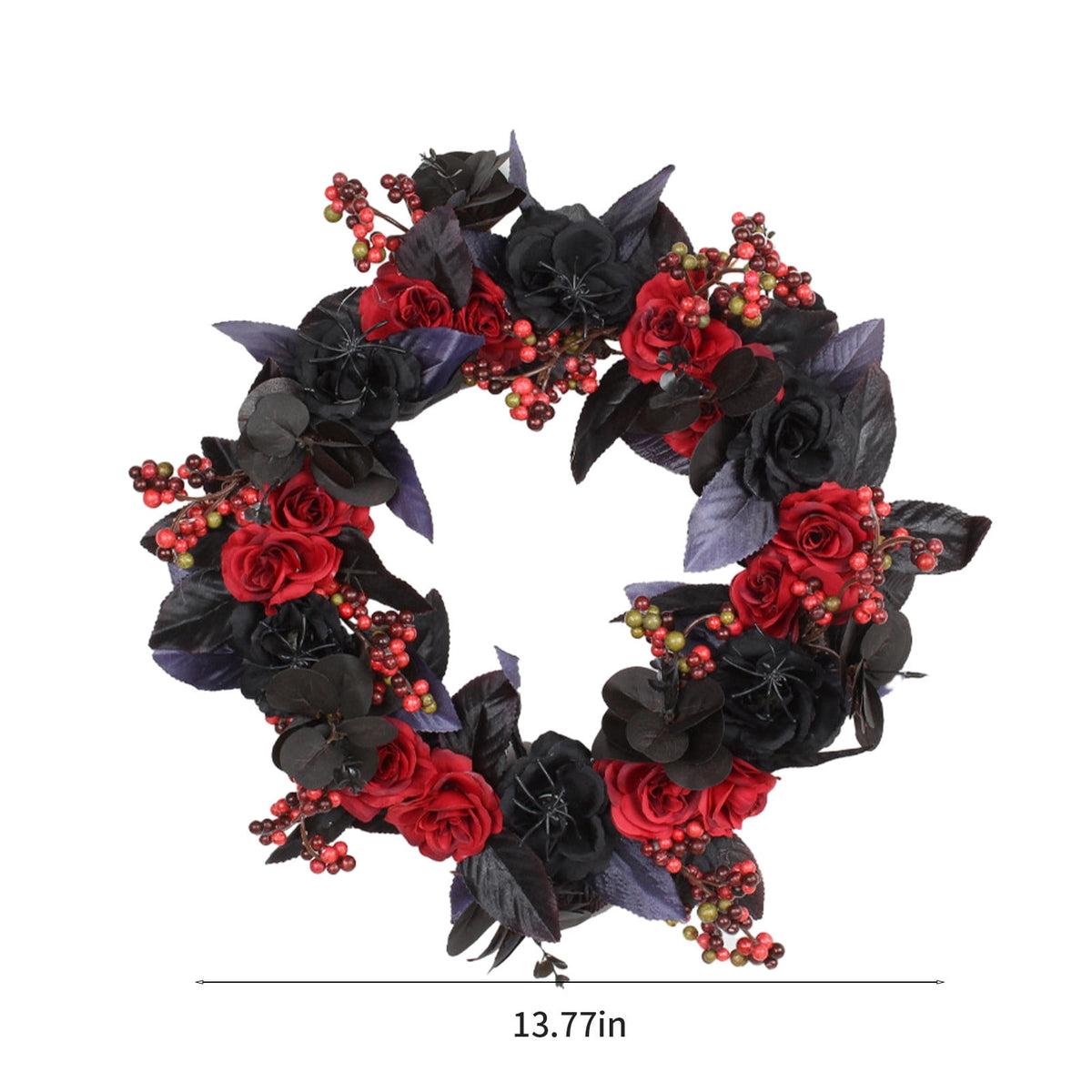 sruoe Wreaths for Front Door Clearance for Festival Outdoor Hanging Ornament, Halloween Thanksgiving Decor