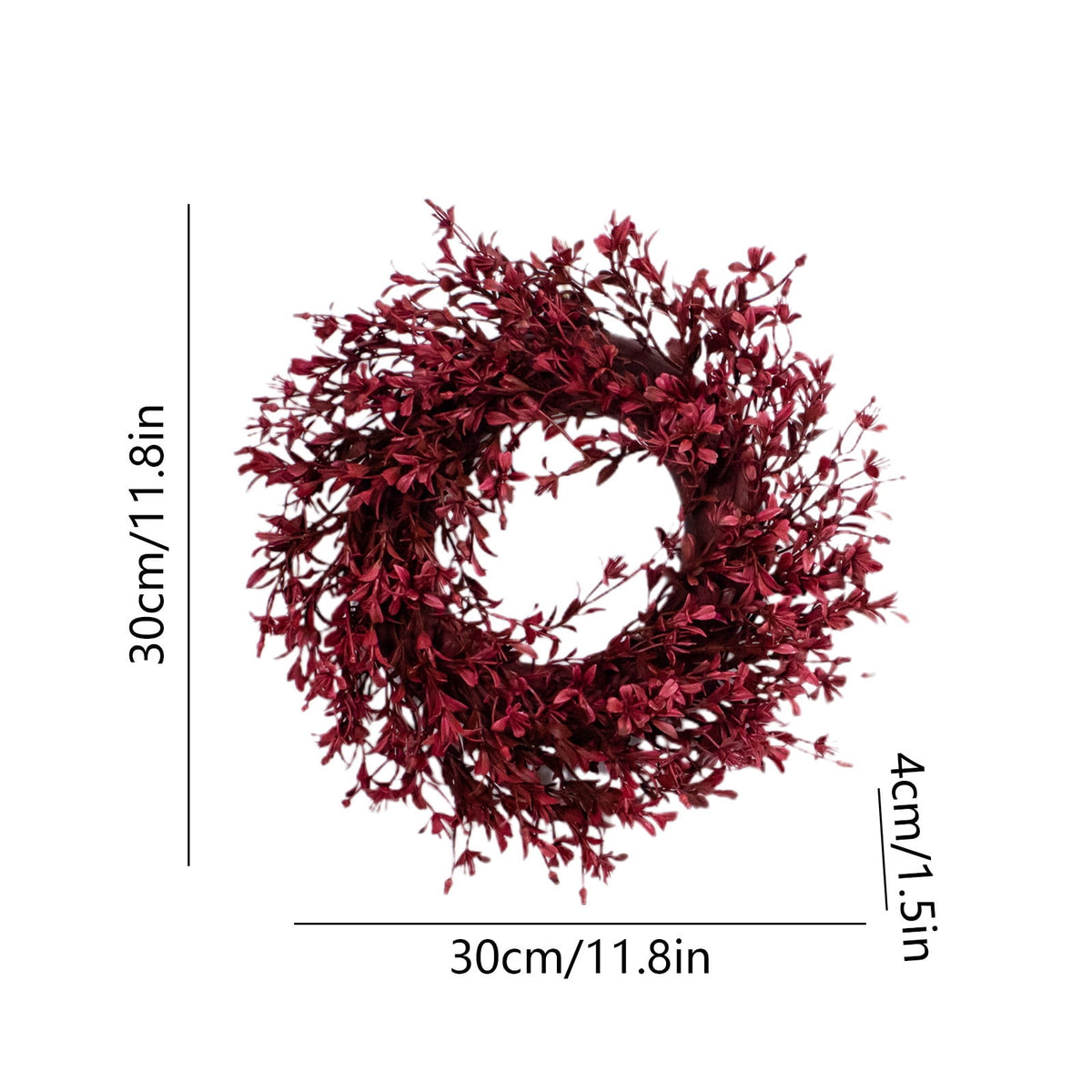 sruoe Fall Wreaths for Front Door for Halloween Party Pendant, Wall Window Decor, Festival Outdoor Hanging Ornament