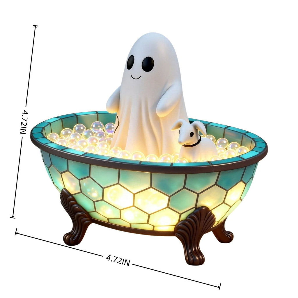 SCNOR Vintage Stained Glass Pumpkin Table Lamp, USB Powered Jack O Lantern Night Light for Halloween Fall Mantel Decor