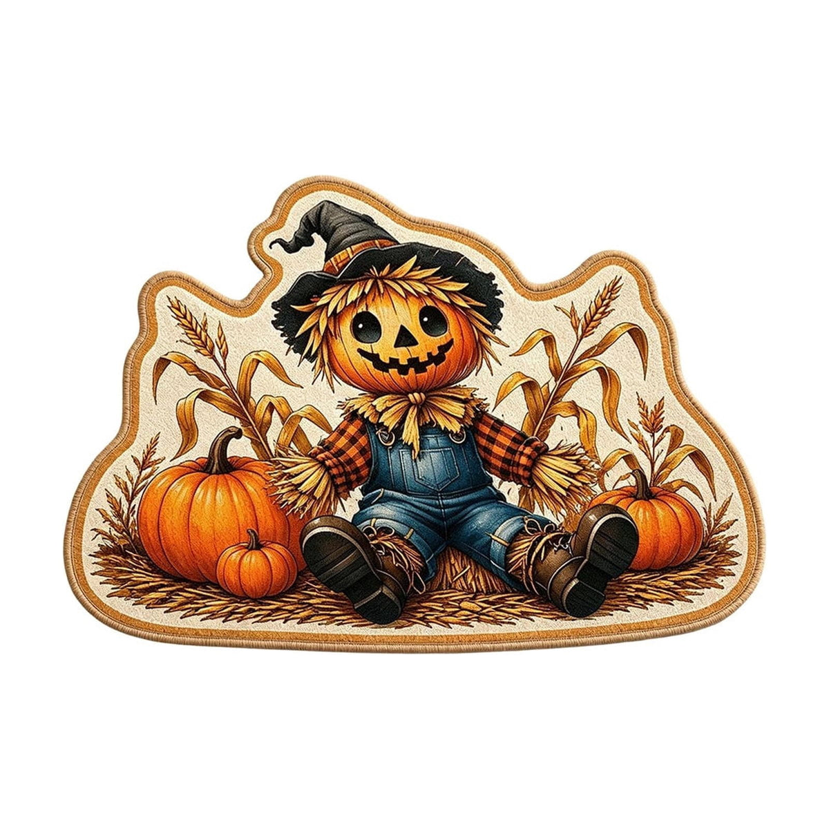 Talqzovs Fall Welcome Mat Outdoor , 23.6 in x 15.7 in Halloween Doormat Shower Mats for Outdoor Porch Entryway Fall Seasonals Home Decor Gift