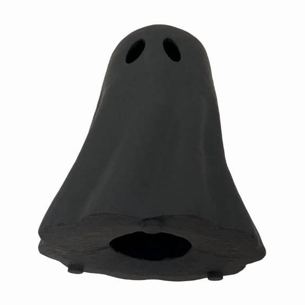 Resin Halloween Ghost Figurine, 10cm Black Spooky Ghost Statue for Mantel Tabletop Centerpiece Porch Indoor Cute Halloween Decor