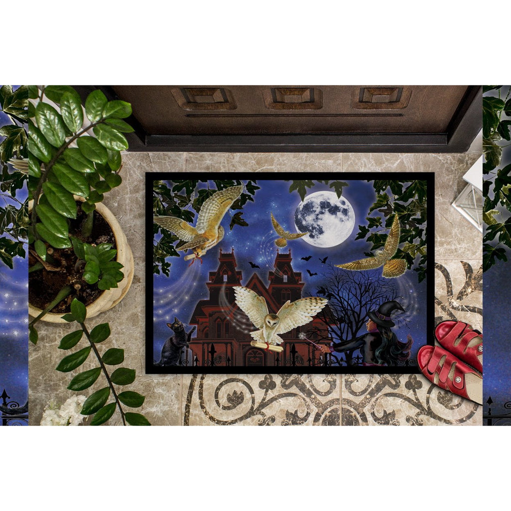 Halloween Owl Express Door Mat