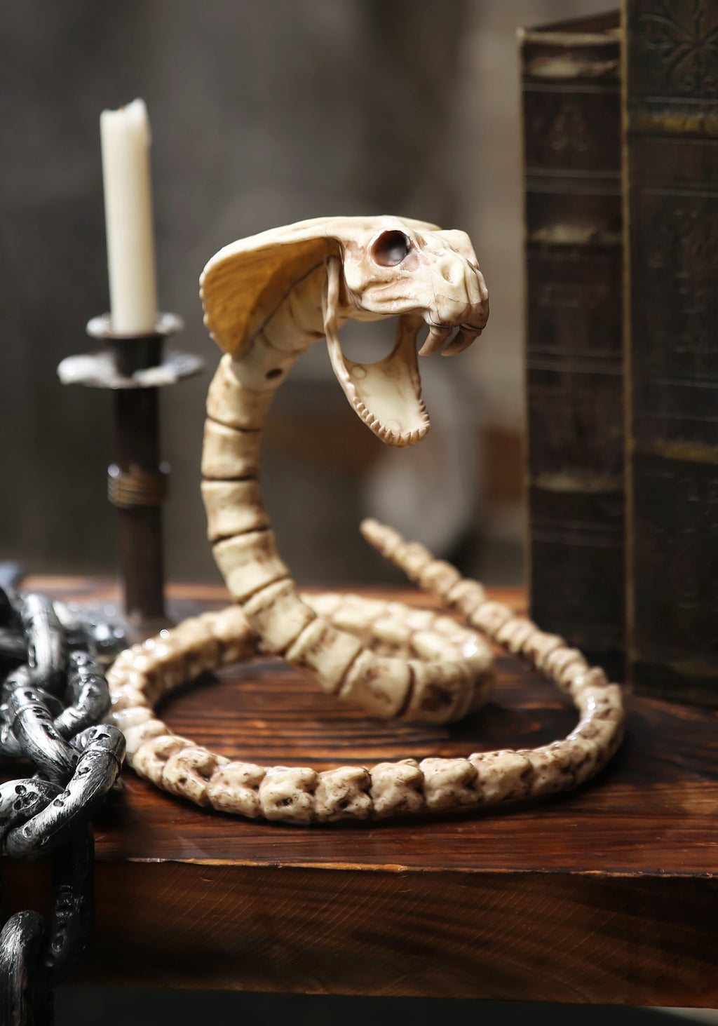 Halloween Faux Cobra Snake