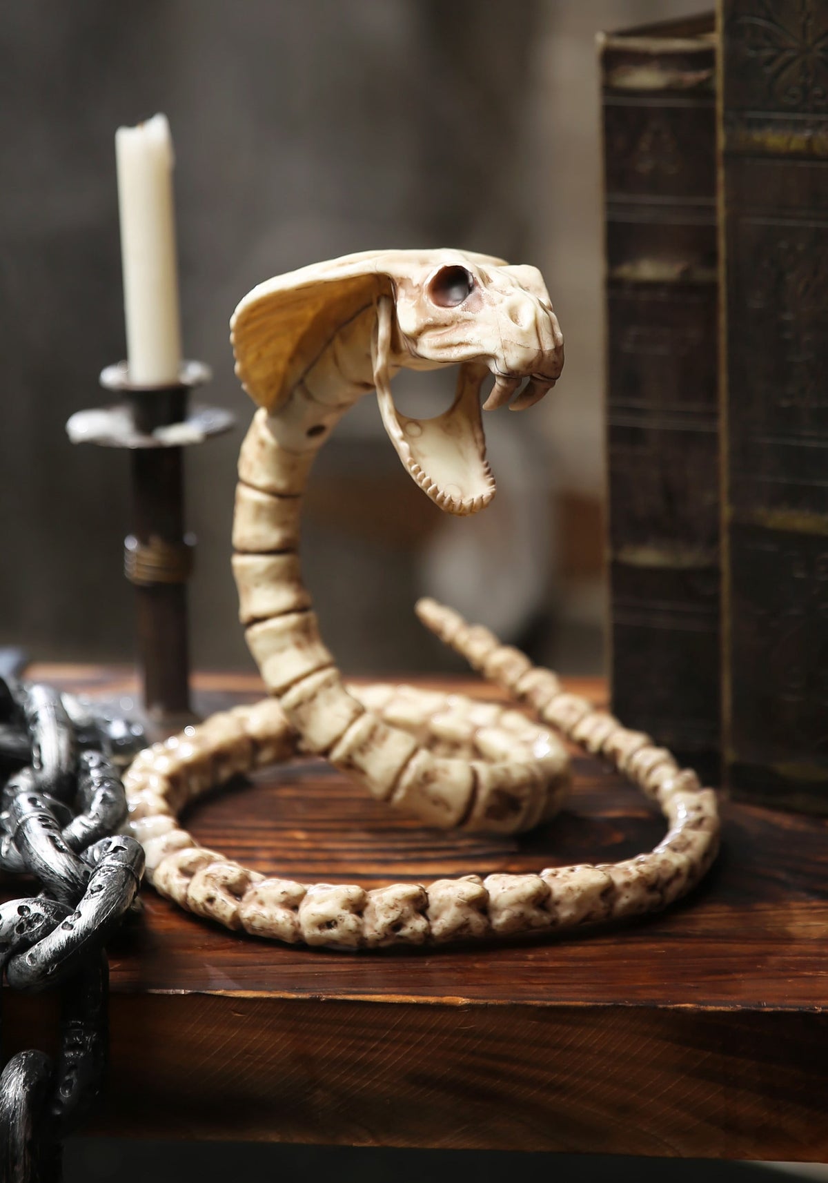 Halloween Faux Cobra Snake