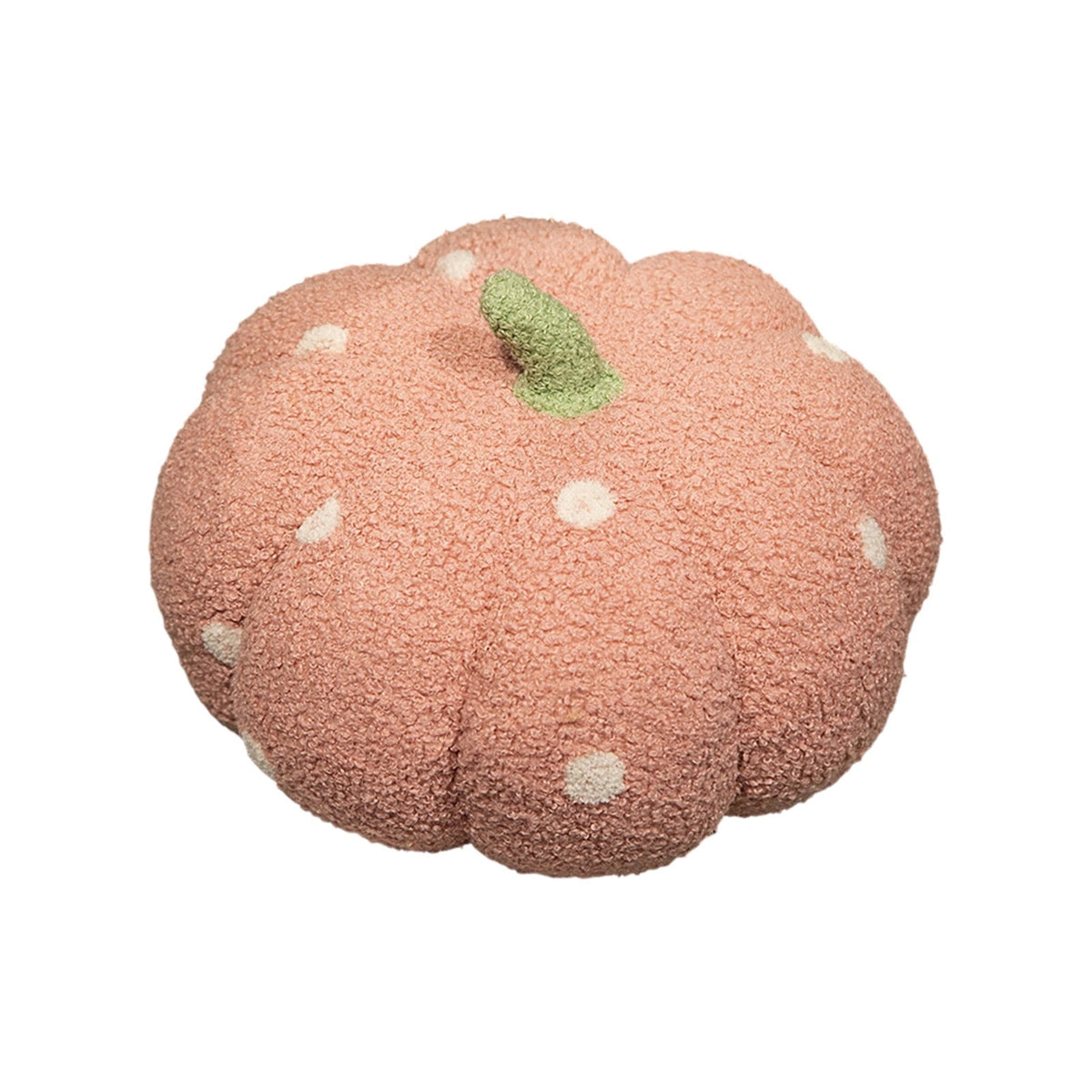 Yhmxh Soft Fluffy Pumpkin Throw Pillow, 3D Plush Sherpa Stuffed Pumpkin Cushion Decor, Cute Autumn Harvest Pumpkin Shaped Plush Toy for Sofa Couch Bed Farmhouse Thanksgiving Halloween Party Decor