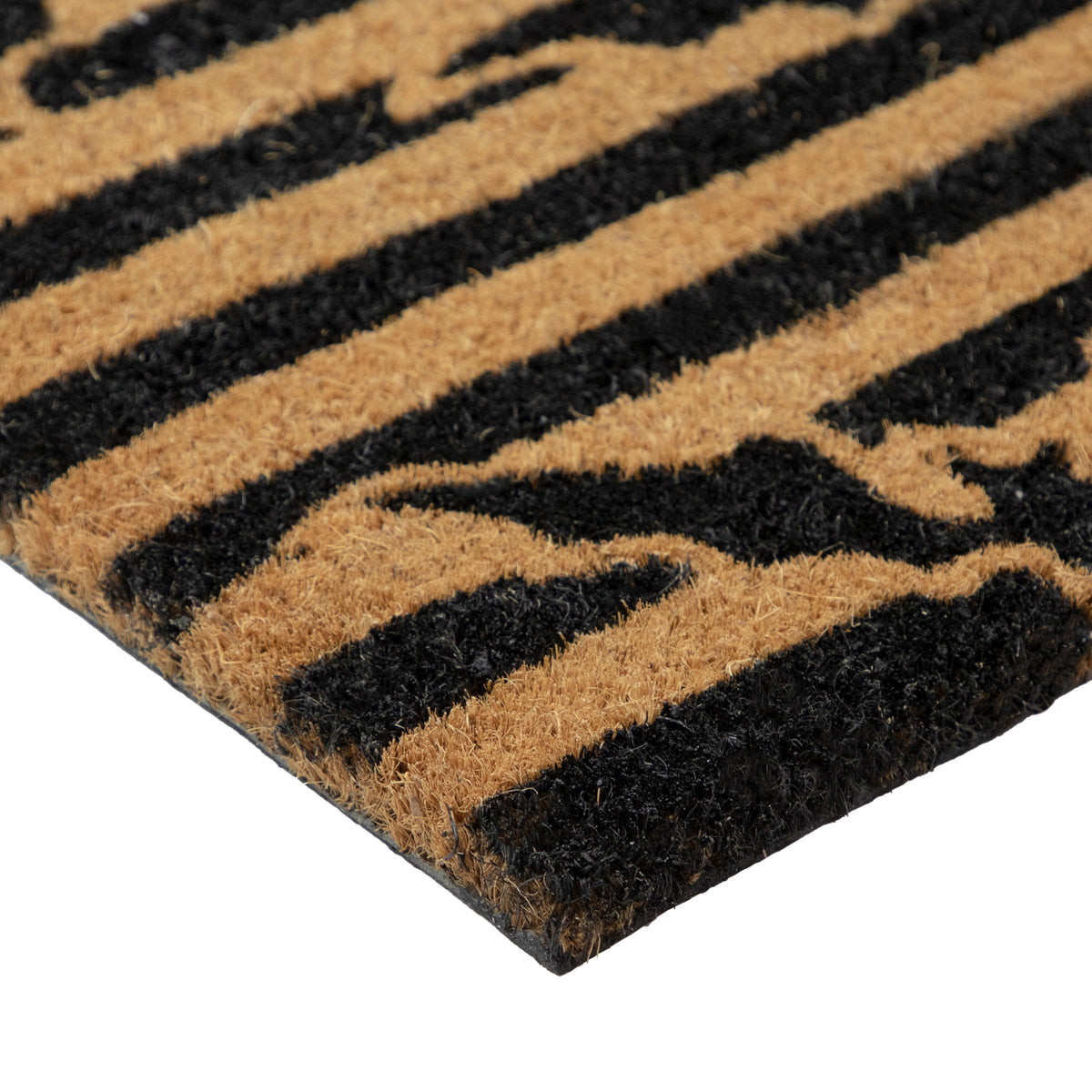 Northlight Natural Coir Flying Bats Halloween Doormat 18" x 30"