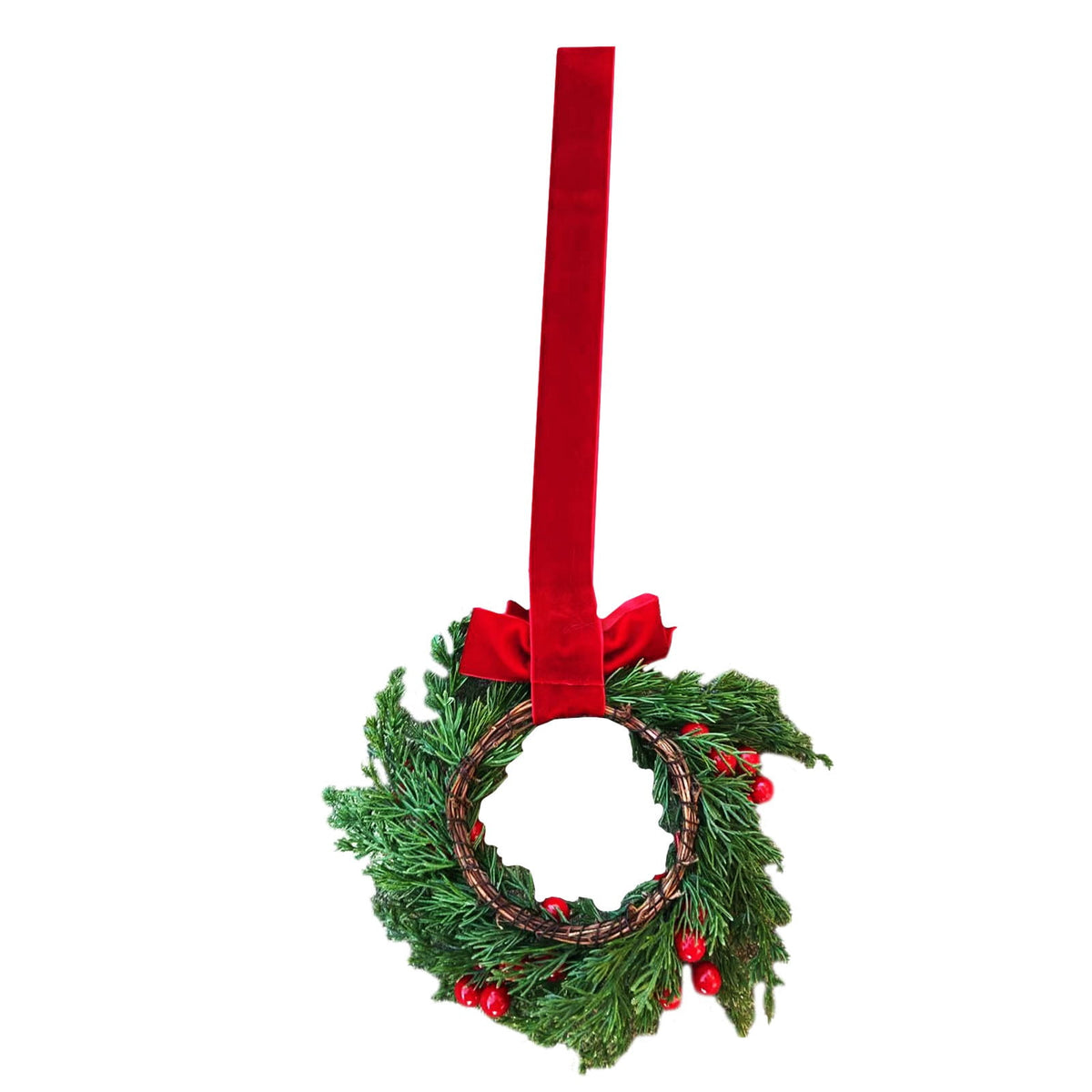 FXMLRLK 1 Pack Halloween Cabinet Wreaths with Ribbon Bows Artificial Flowers Kitchen Wreath for Window Front Door Farmhouse Wall Halloween Decorations, Blue