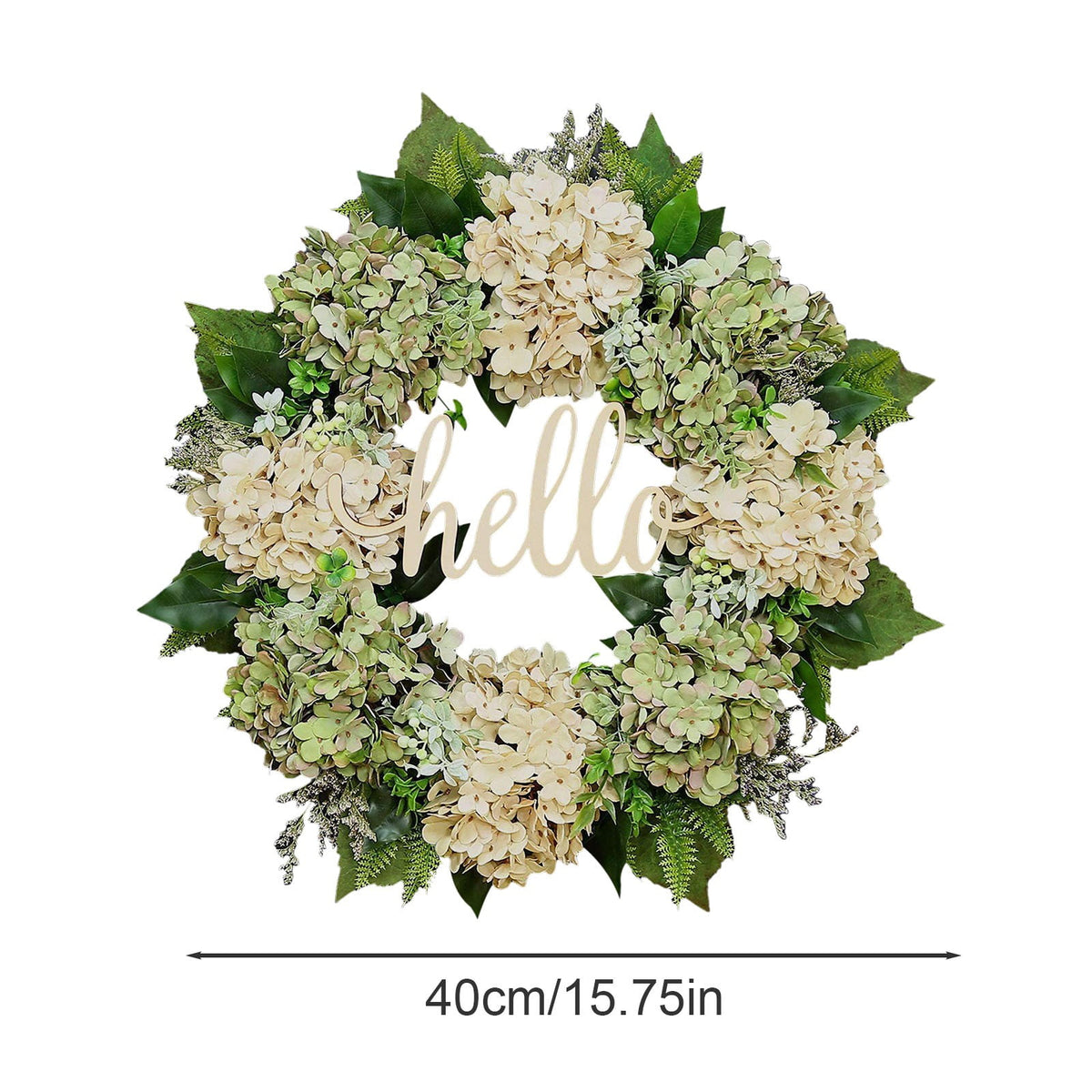 Clearance Items 35CM Easter Egg Wreath – Spring Berry & Leaves Garland, Colorful Egg Front Door Hanging Decoration for Holiday & Seasonal Decor