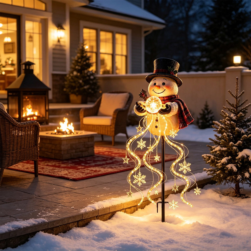 Solar Halloween Metal Moon Black Cat Garden Stake with LED Pumpkin Lantern, Light Up Star Bat Yard Decor Stake, Spooky Outdoor Lawn Pathway Halloween Decoration