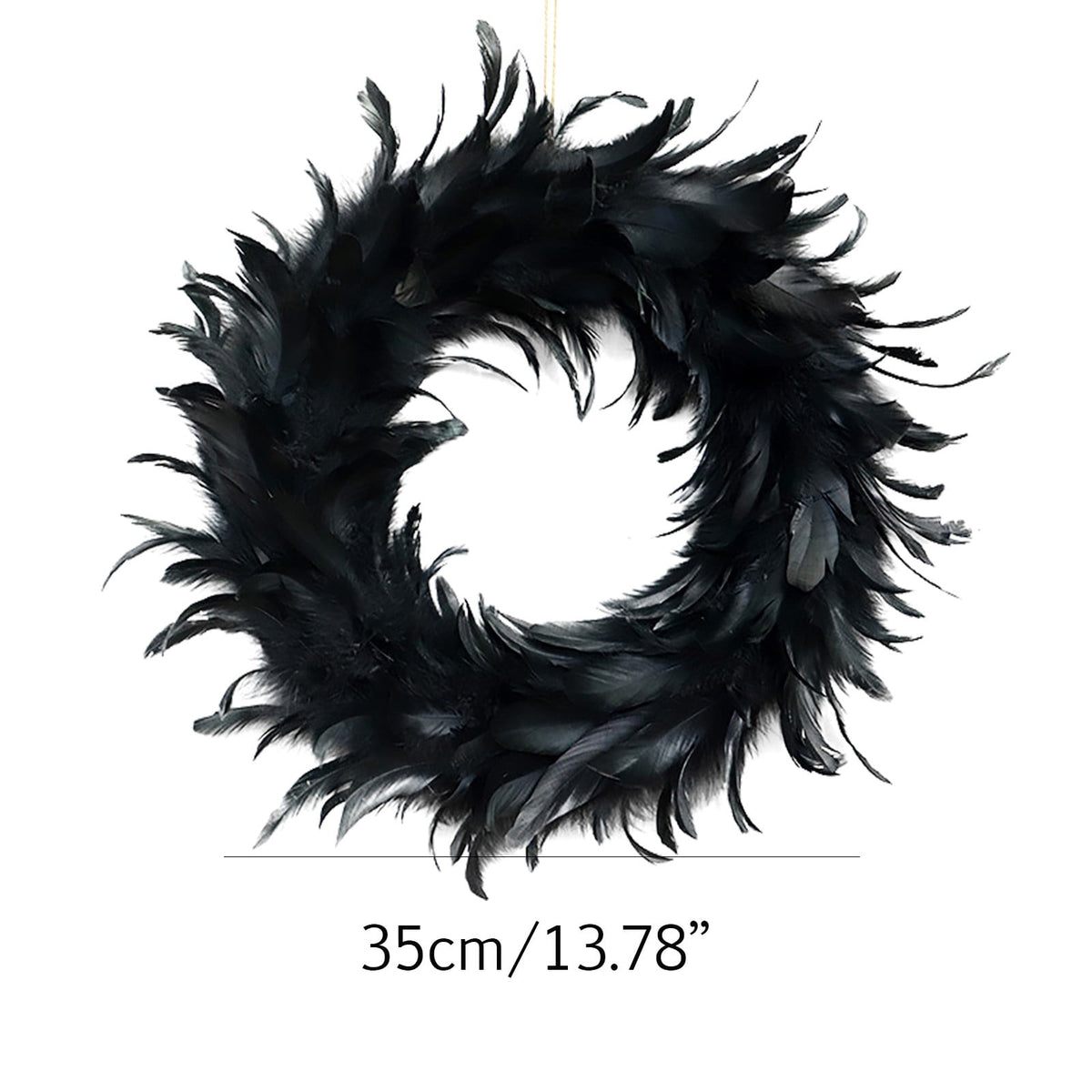 WWC Halloween Wreath, Artificial Silk Bats And Skulls Wreath, Gothic Halloween Decor for Fall Party Front Door Porch Mantel