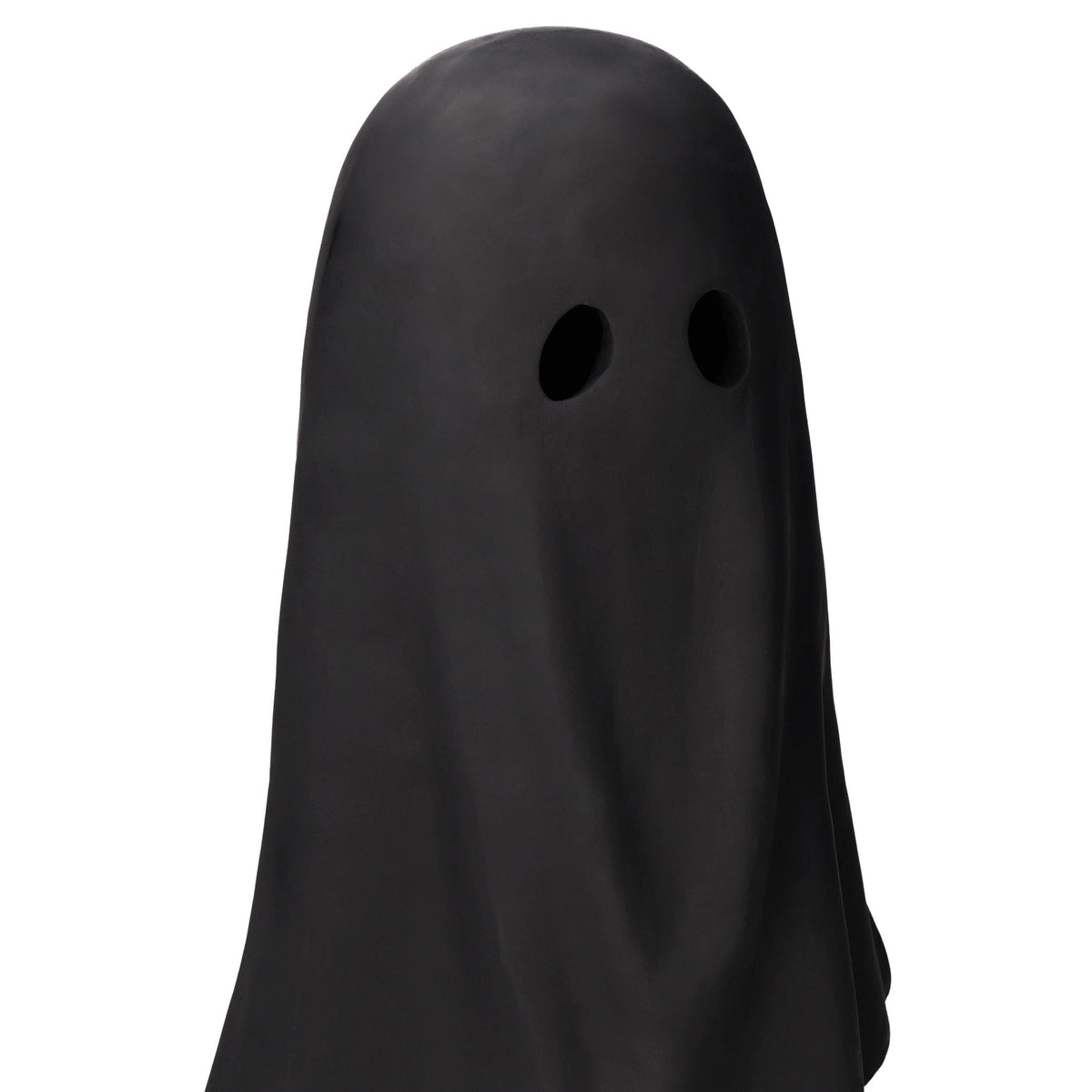 Paper Mache Ghost Decoration, Black, 10.9", Halloween by Way To Celebrate