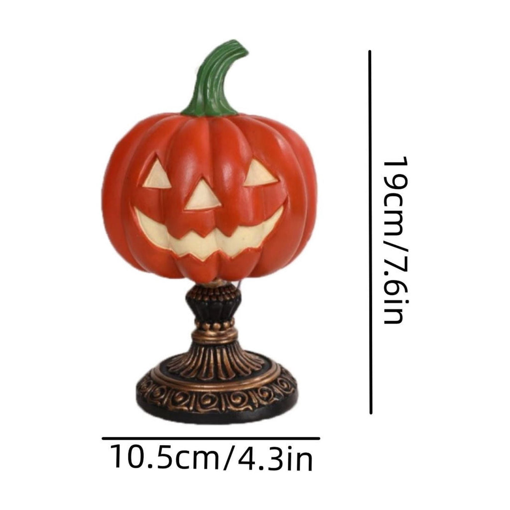 BZPIZ Witch Hat Lamp Handcrafted Retro Resin Stained Witch Hat Desk Lamp Halloween Home Decor Gothic Wizard Hats Night Light for Bedroom & Bookshelf