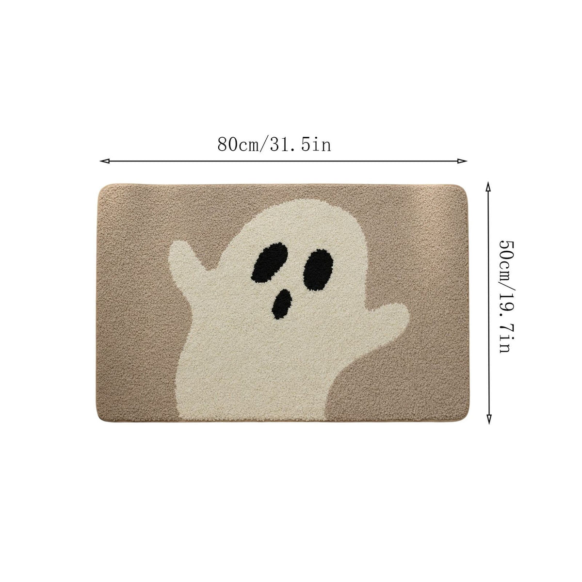 sruoe Fall Door Mat Absorbent Non-Slip Durable Halloween Decorations, Front Door Mat for Porch with Rubber Backing, Indoor Outdoor Entryway, Easy Clean Low-Profile Fade-Resistant.