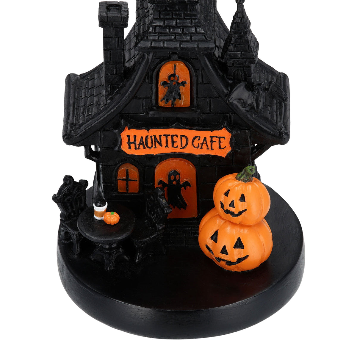 Light-Up Resin Haunted House Decoration, Multicolor, 6.9", Halloween by Way To Celebrate