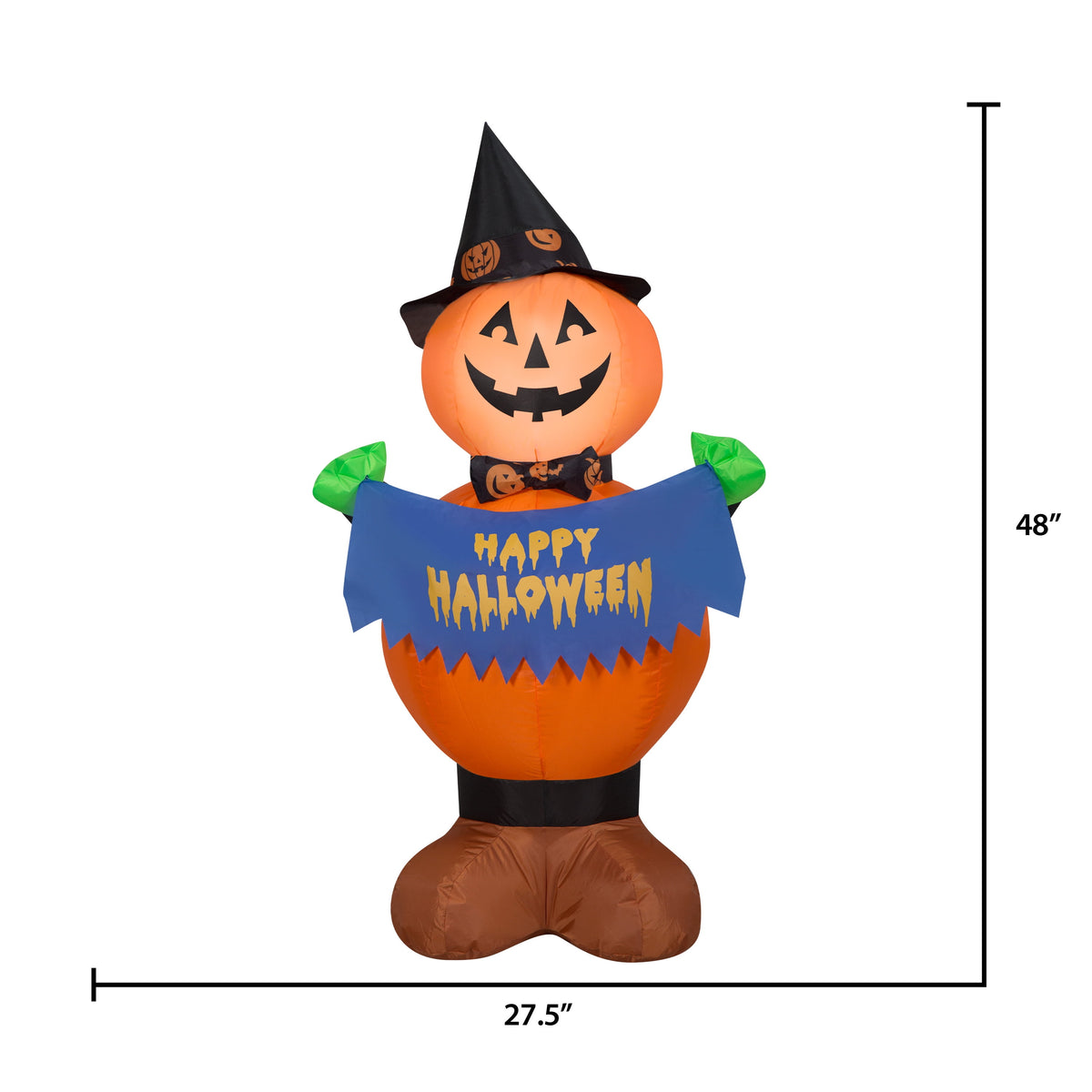 Airblown Inflatables Traditional Jack-O'-Lantern, 4'