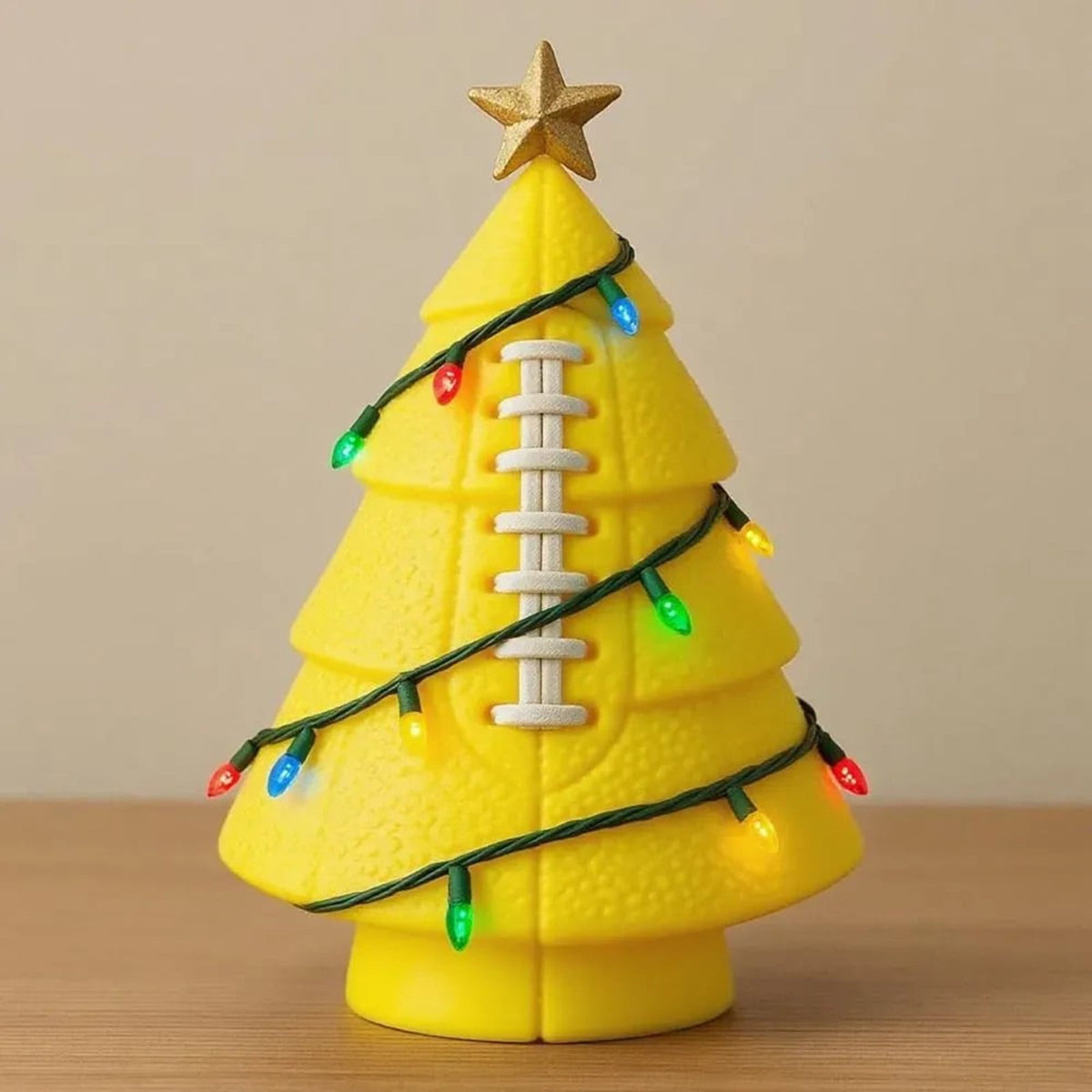 Christmas in july Decorations, Christmas Tree Resin Figurine, Sports Themed Tabletop Decor for Fall Thanksgiving Summerween, Unique Holiday Gift