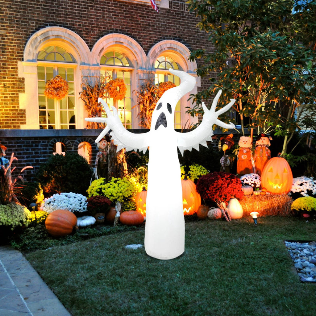 SUYOLL Halloween Decorations Indoor Inflatable Decorations 6FT Glowing Scary Party Yard Decoration Desktop Ornament Prop Decal