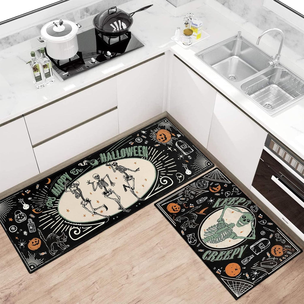 Jack Skeleton Door Mat 30x17 inch, Nightmare Christmas Welcome Doormat, Nightmare Christmas Gfits, Nightmare Christmas Decor